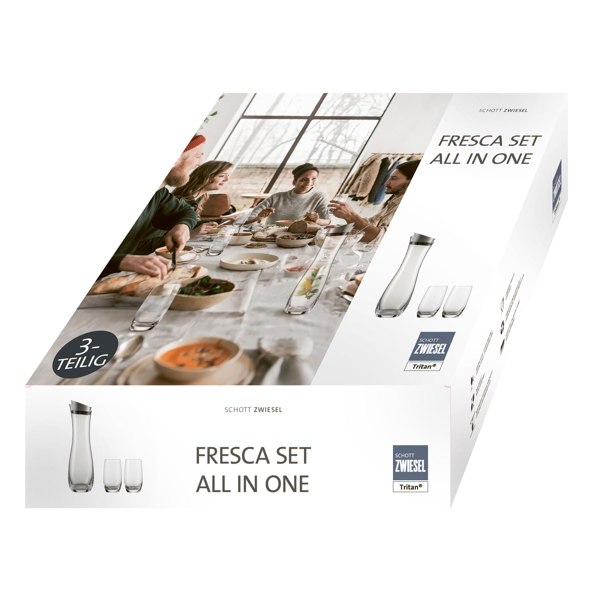 Zwiesel Glas – Sada karafy a 2 sklenic FRESCA SET ALL IN ONE | SH-121284