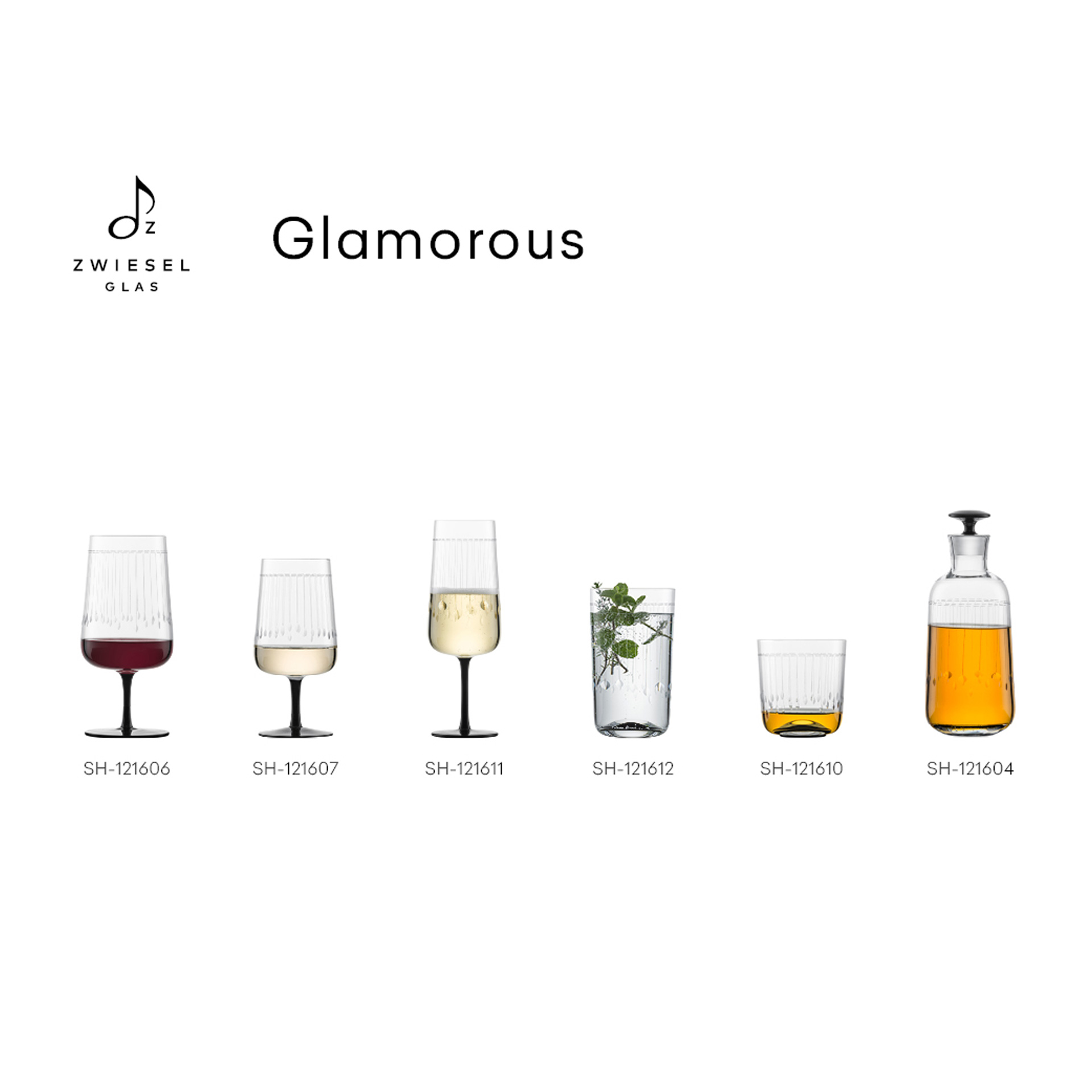 Zwiesel Handmade – Sklenice na bílé víno 323 ml, sada 2 ks GLAMOROUS | SH-121607