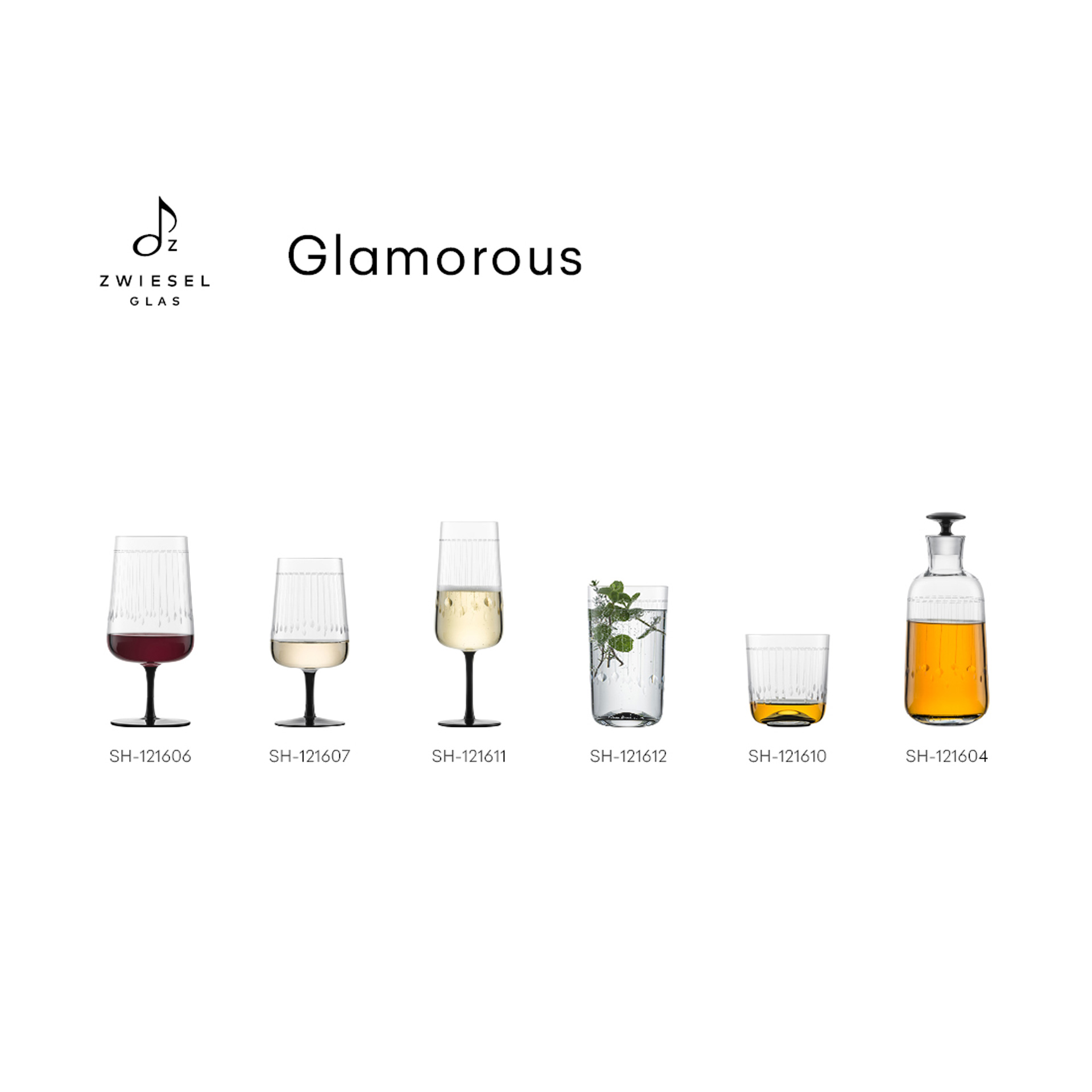 Zwiesel Handmade – Sklenice na šampaňské 317 ml, sada 2 ks GLAMOROUS | SH-121611
