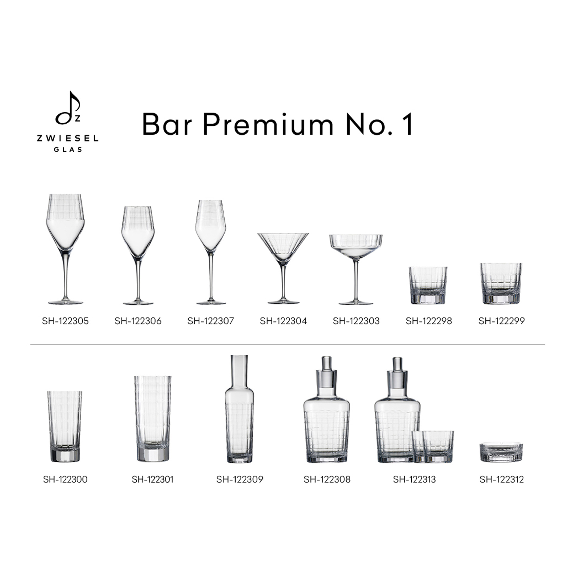 Zwiesel Handmade – Sklenice na víno 334 ml, sada 2 ks BAR PREMIUM NO. 1 | SH-122306
