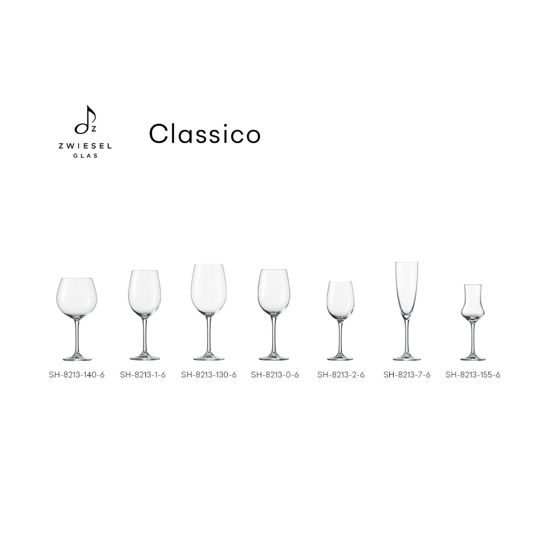 Zwiesel Glas – Sklenice Bordeaux 645 ml CLASSICO | SH-8213-130-6