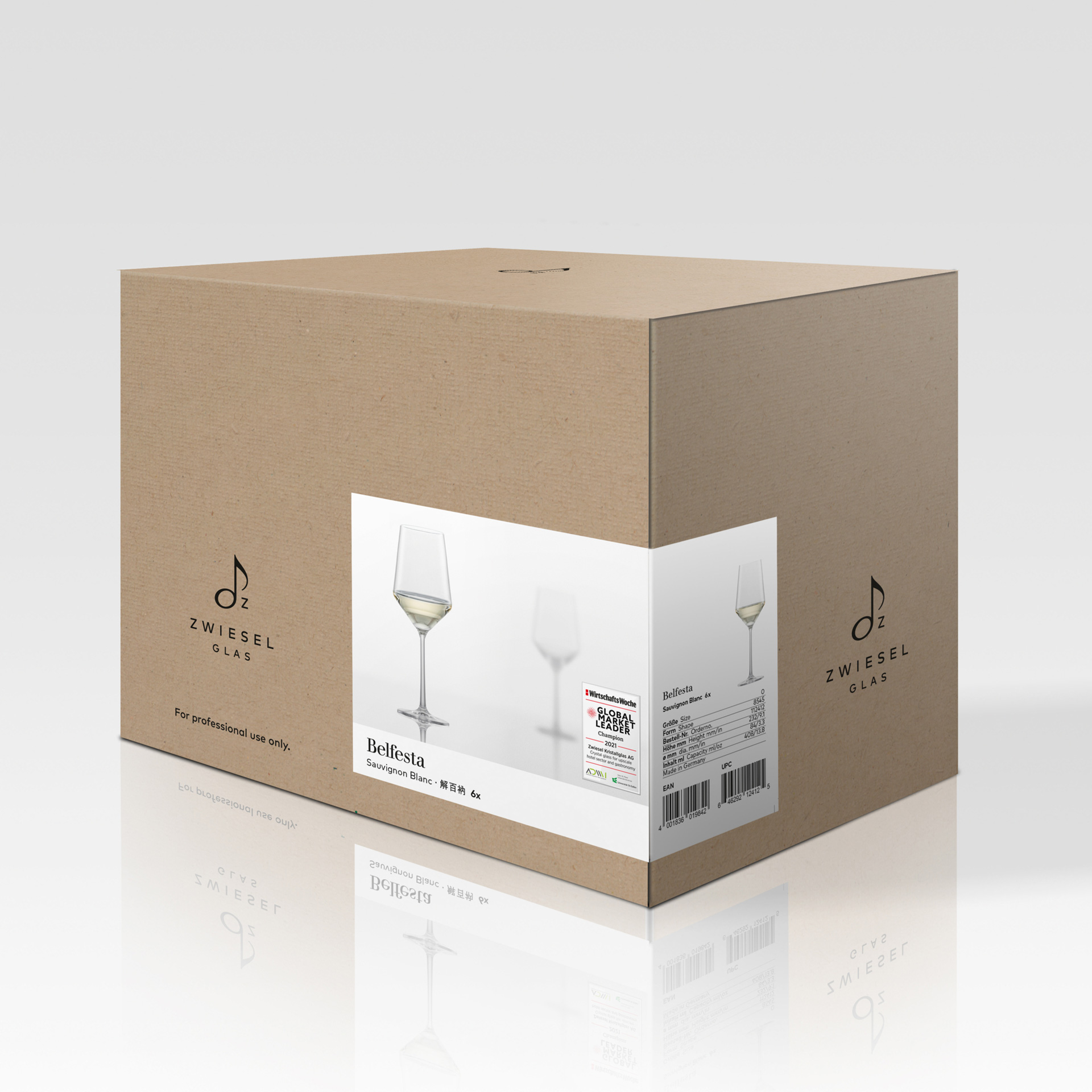 Zwiesel Glas – Sklenice na víno Sauvignon Blanc 408 ml BELFESTA | SH-8545-0-6