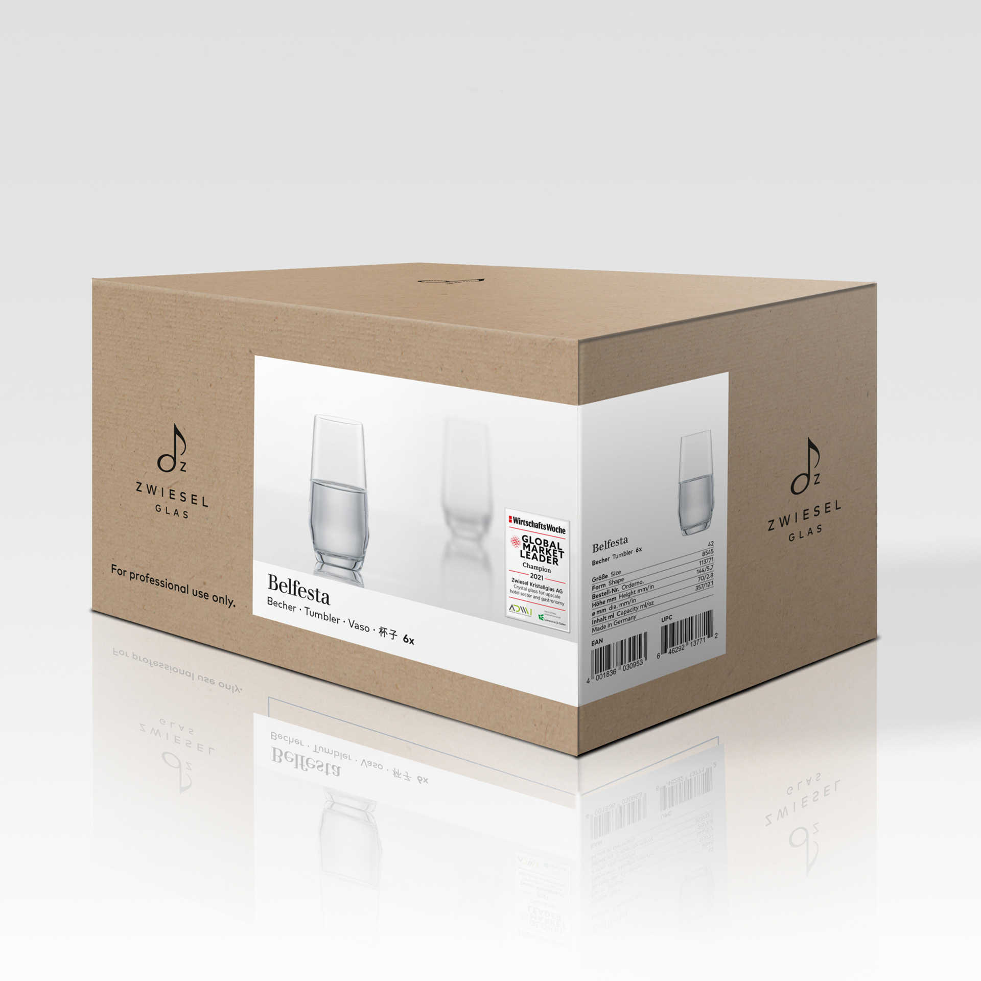 Zwiesel Glas – Sklenice typu tumbler 357 ml BELFESTA | SH-8545-42-6