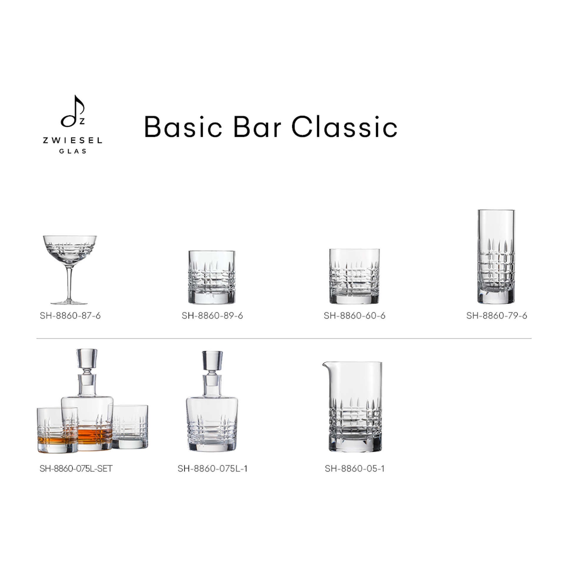 Zwiesel Glas – Karafa na whisky 750 ml BASIC BAR CLASSIC | SH-8860-075L-1