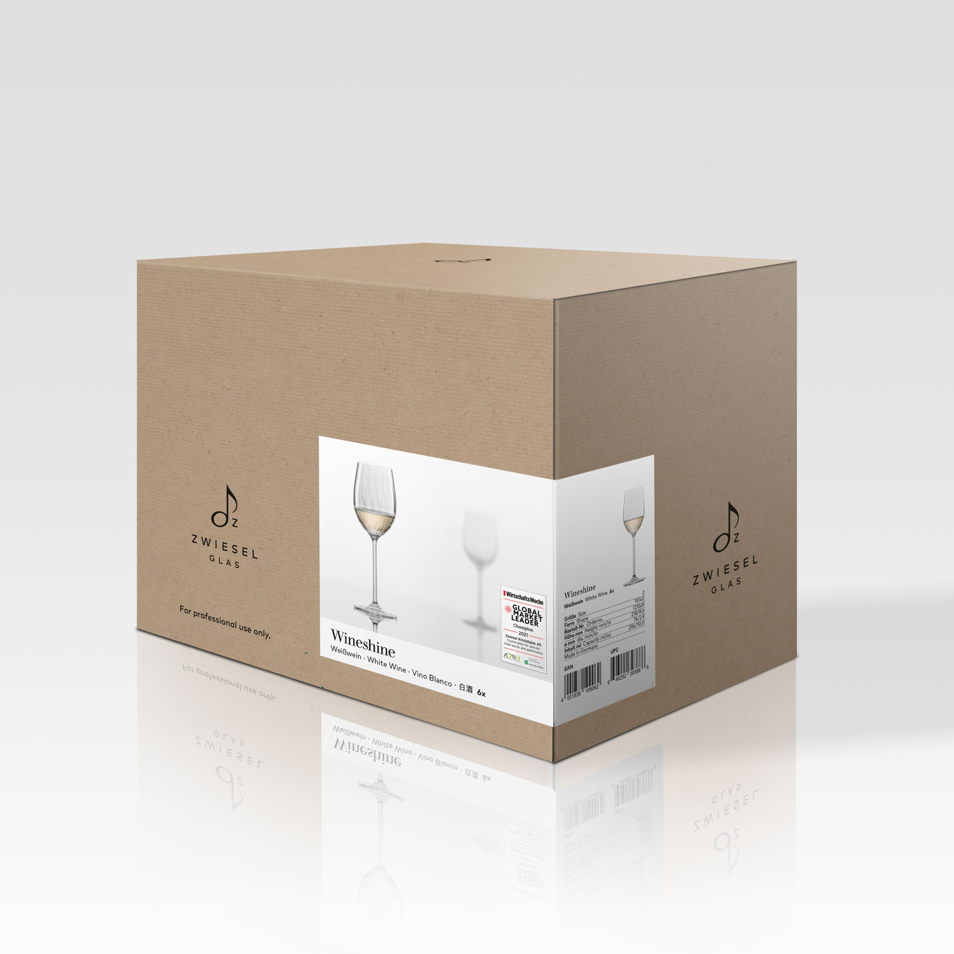 Zwiesel Glas – Sklenice na bílé víno 296 ml PRIZMA | SH-9040-2-6