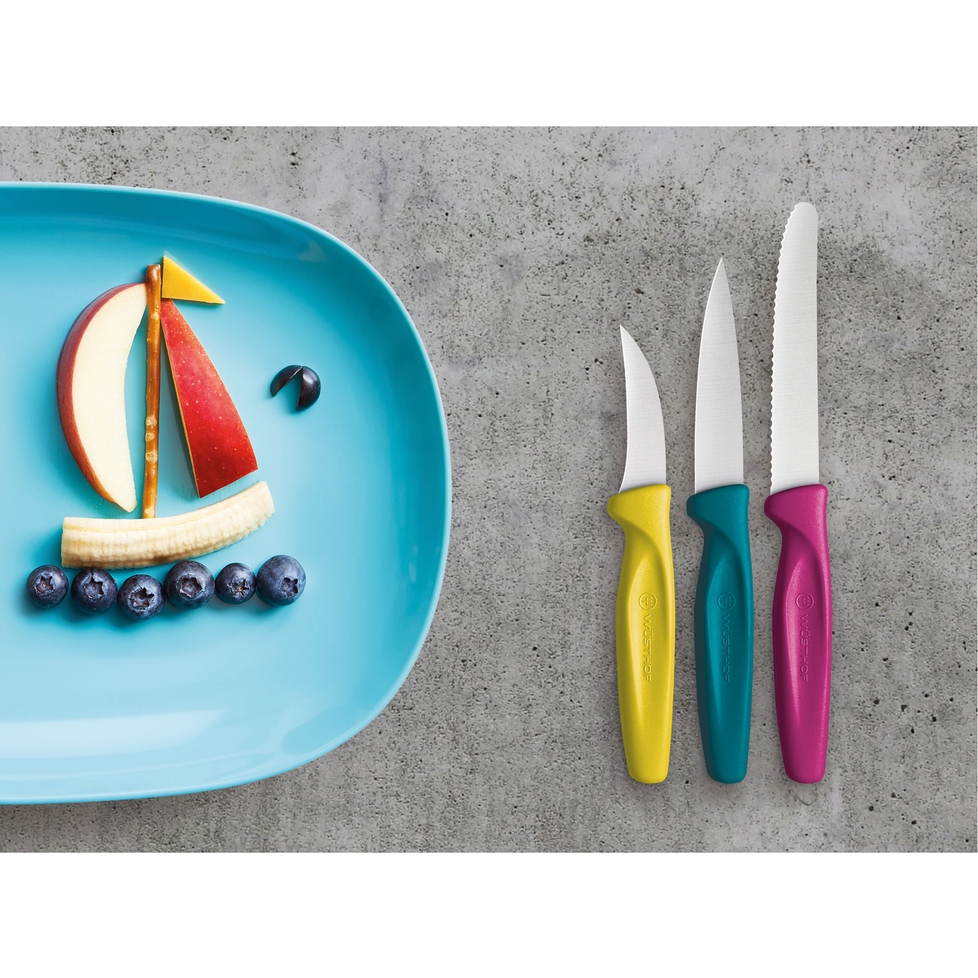 Wüsthof Create Collection – sada 3 nožů na zeleninu, multicolor | W-1145370302