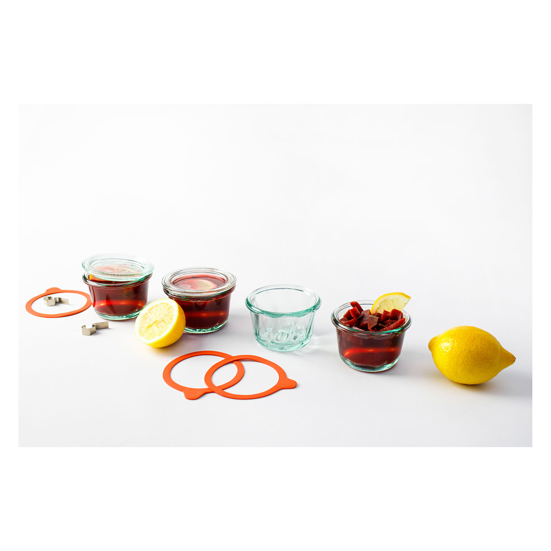 WECK BAKERY sklenice 165 ml – sada 12 ks, bez víčka (WE-561-80)