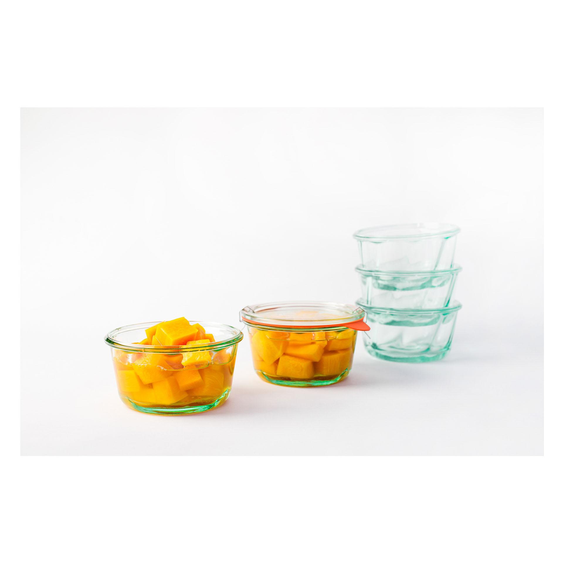 Zavařovací sklenice WECK Bakery 450 ml s víčkem, set 6 ks