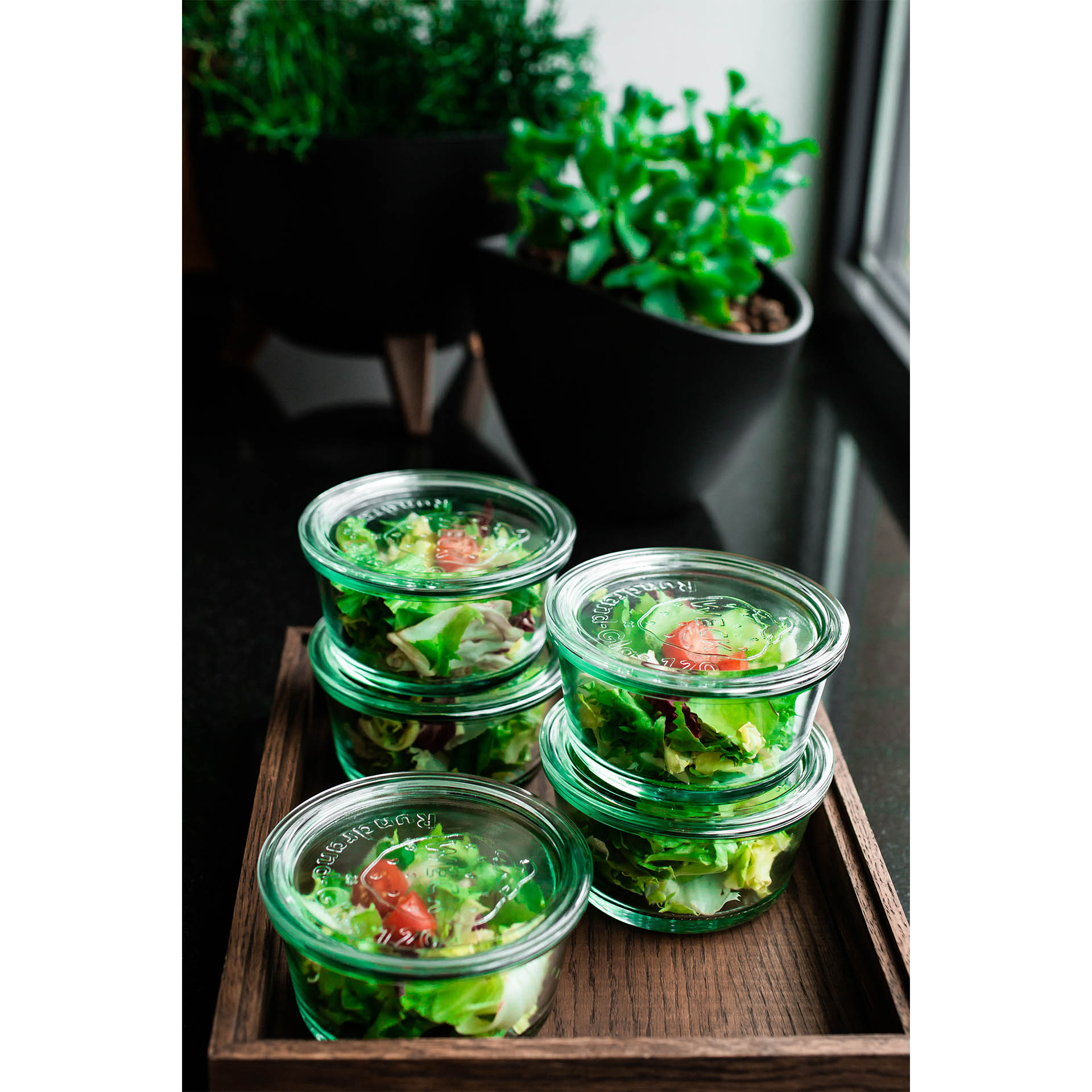 Zavařovací sklenice WECK Mold 450 ml s víčkem, set 6 ks