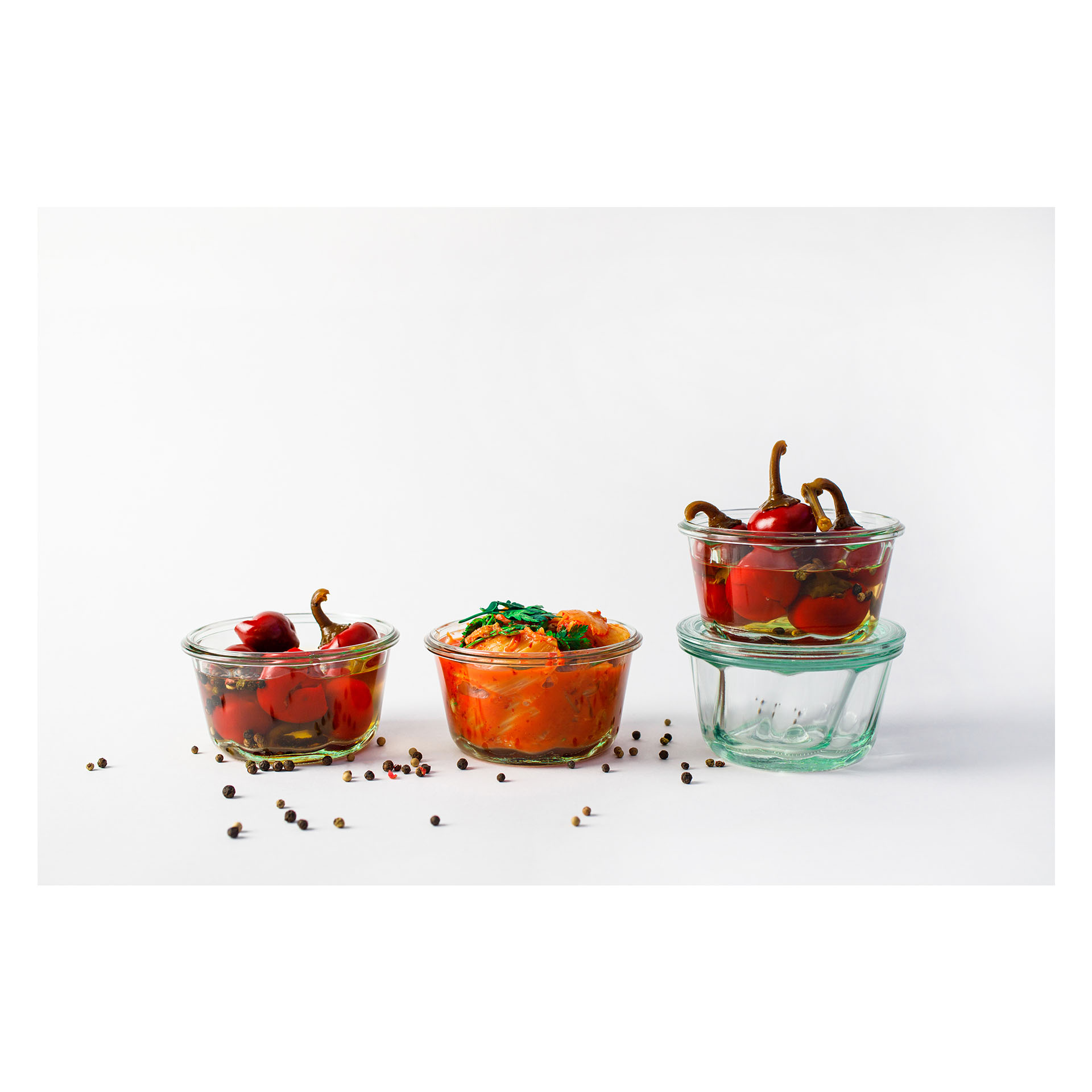 Zavařovací sklenice WECK Bakery 280 ml s víčkem, set 6 ks