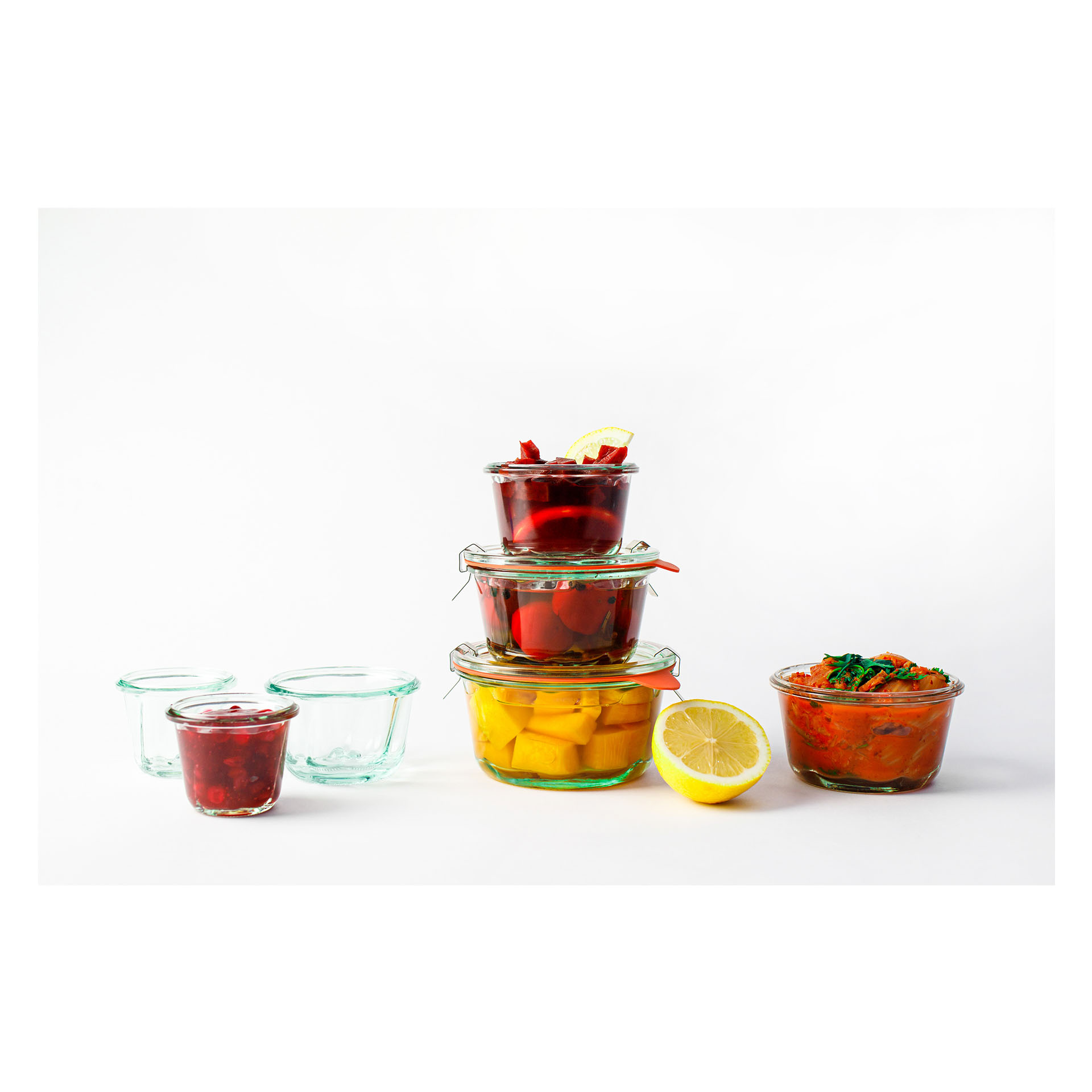 Zavařovací sklenice WECK Bakery 280 ml s víčkem, set 6 ks