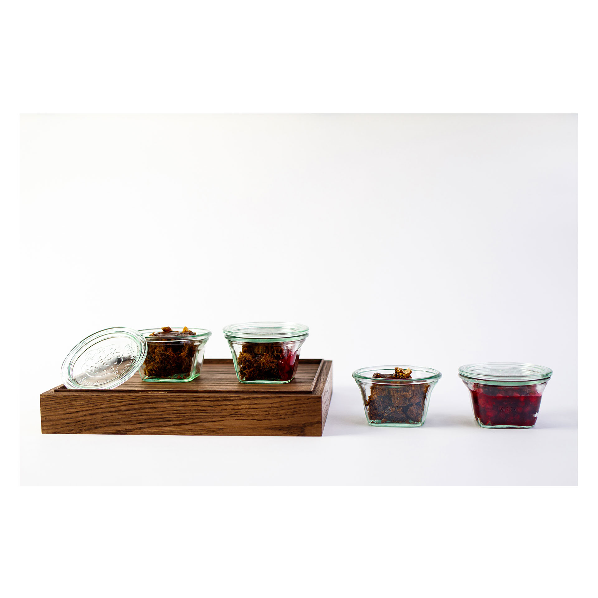 Zavařovací sklenice WECK Quadro 290 ml, set 6 ks