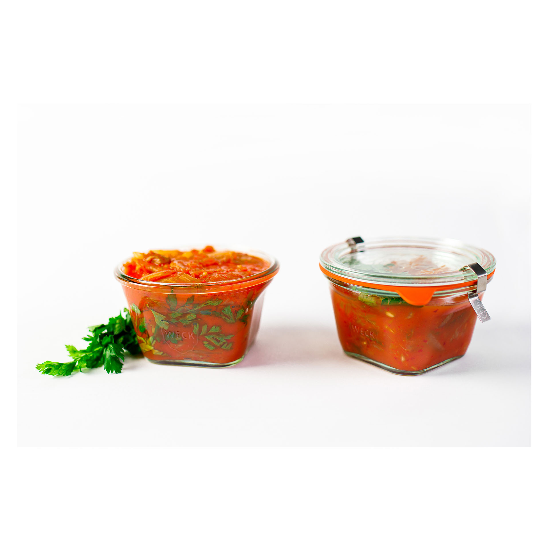 Zavařovací sklenice WECK Quadro 290 ml, set 6 ks