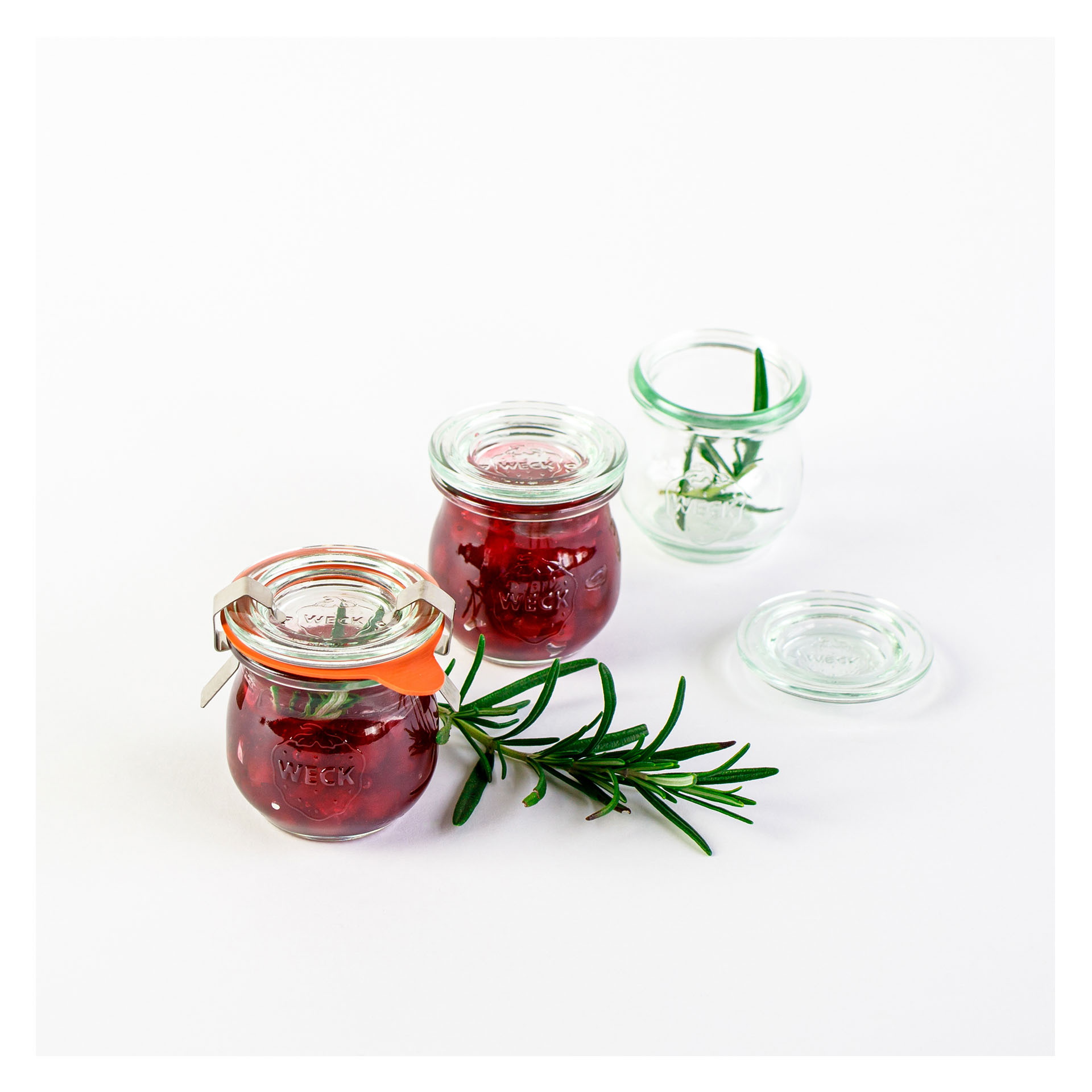 Zavařovací sklenice WECK Tulip 75 ml s víčkem, set 12 ks