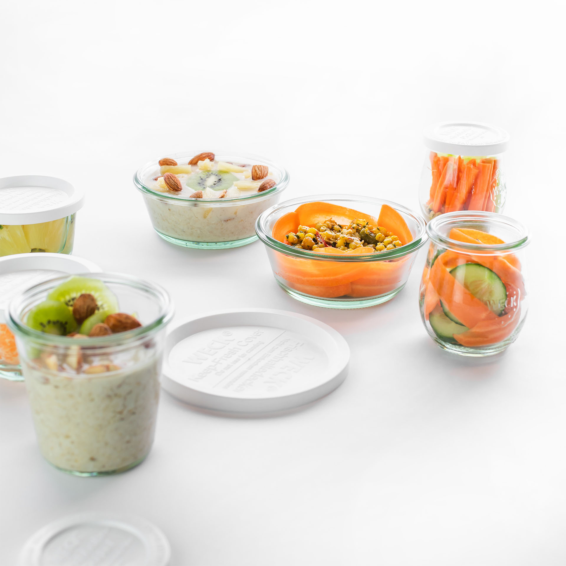 Víčko palstové Keep Fresh ke sklenicím WECK 60 mm, 5 ks