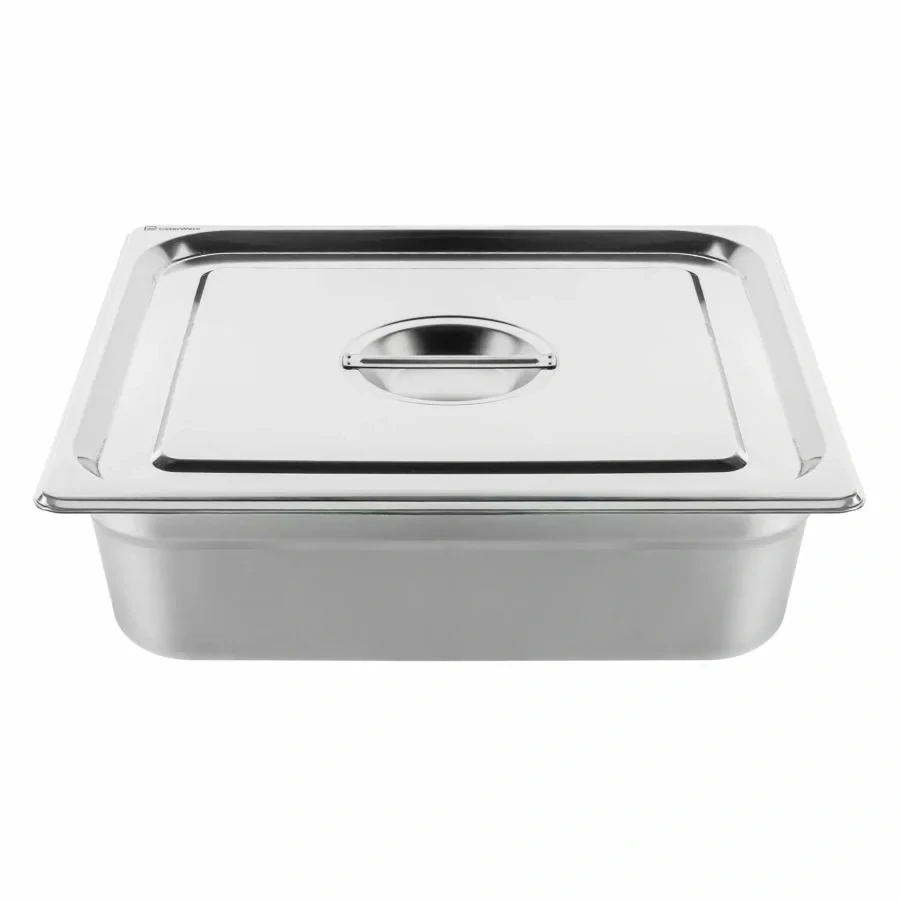 Nerezová poklice GN 2/3 – 18/10, tloušťka 0,55 mm (325 × 354 mm)