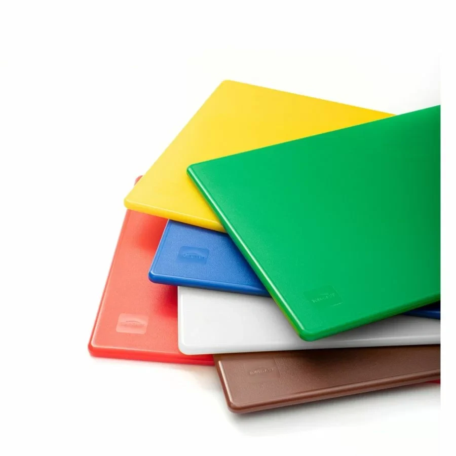 Profesionální krájecí deska z HDPE – 45×30 cm, tl. 13 mm, barevné rozlišení