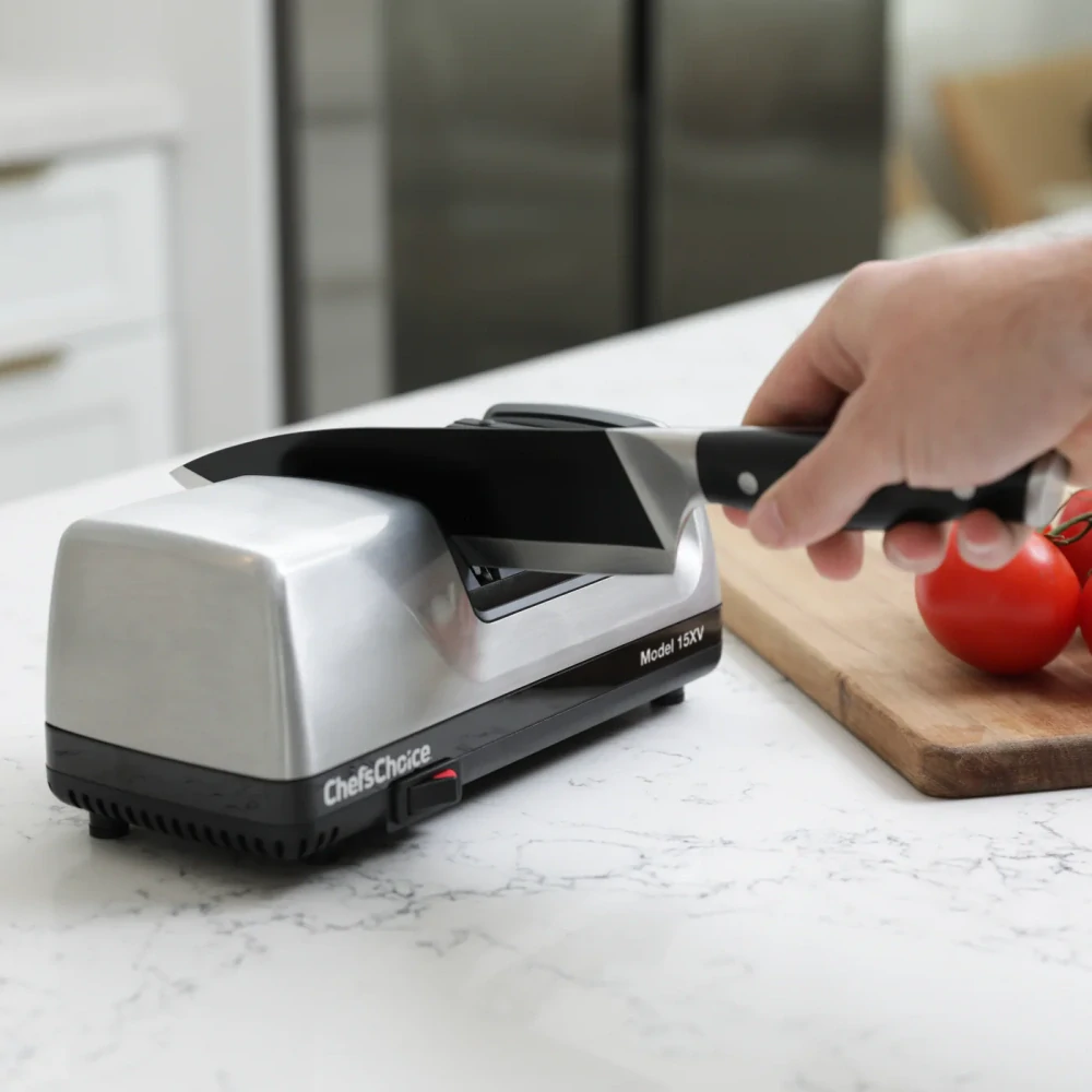 Elektrický brousek na nože Chef’sChoice Trizor XV (Model 15) – EU verze 230 V, 3 stupně, 15°
