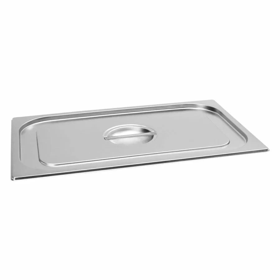 Nerezové víko GN 1/1 – nerez 18/10, 53 × 32,5 cm, tl. 0,55 mm (EN 631)