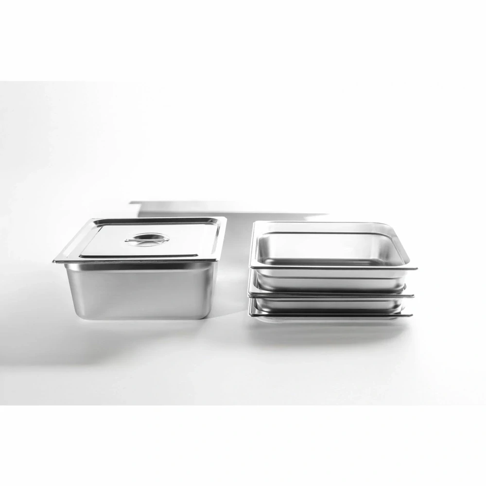 Nerezové víko GN 1/9 – 18/10, 17,6 × 10,8 cm (EN 631)