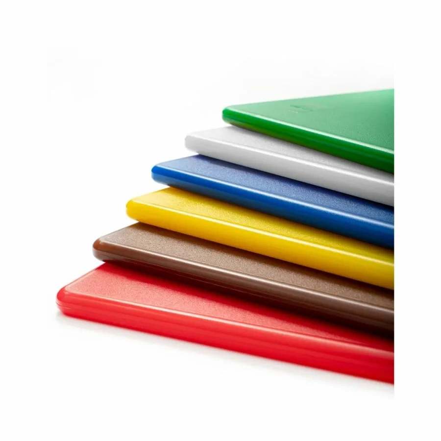 Profesionální krájecí deska z HDPE – 45×30 cm, tl. 13 mm, barevné rozlišení