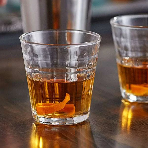 Sklenice Duralex Prisme čirá – tvrzené sklo, reliéfní vzor 33 cl