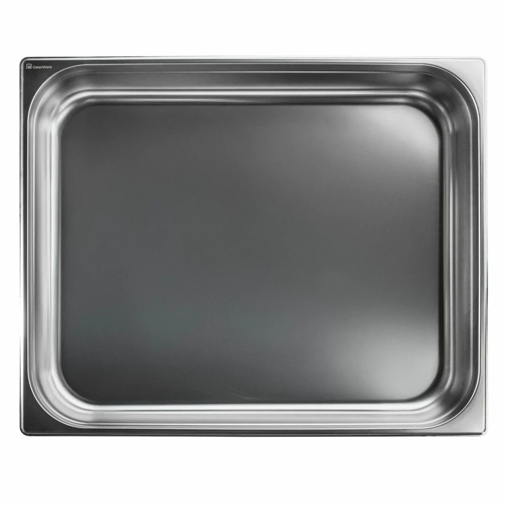 Nerezová gastronádoba GN 2/1 Caterware – nerez 18/10, stohovatelná, 40 mm