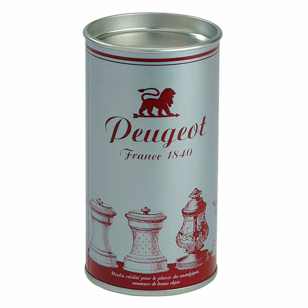 Peugeot Mignonnette ruční mlýnek na pepř 10 cm – stříbřený kov, vintage (SKU 816-1).