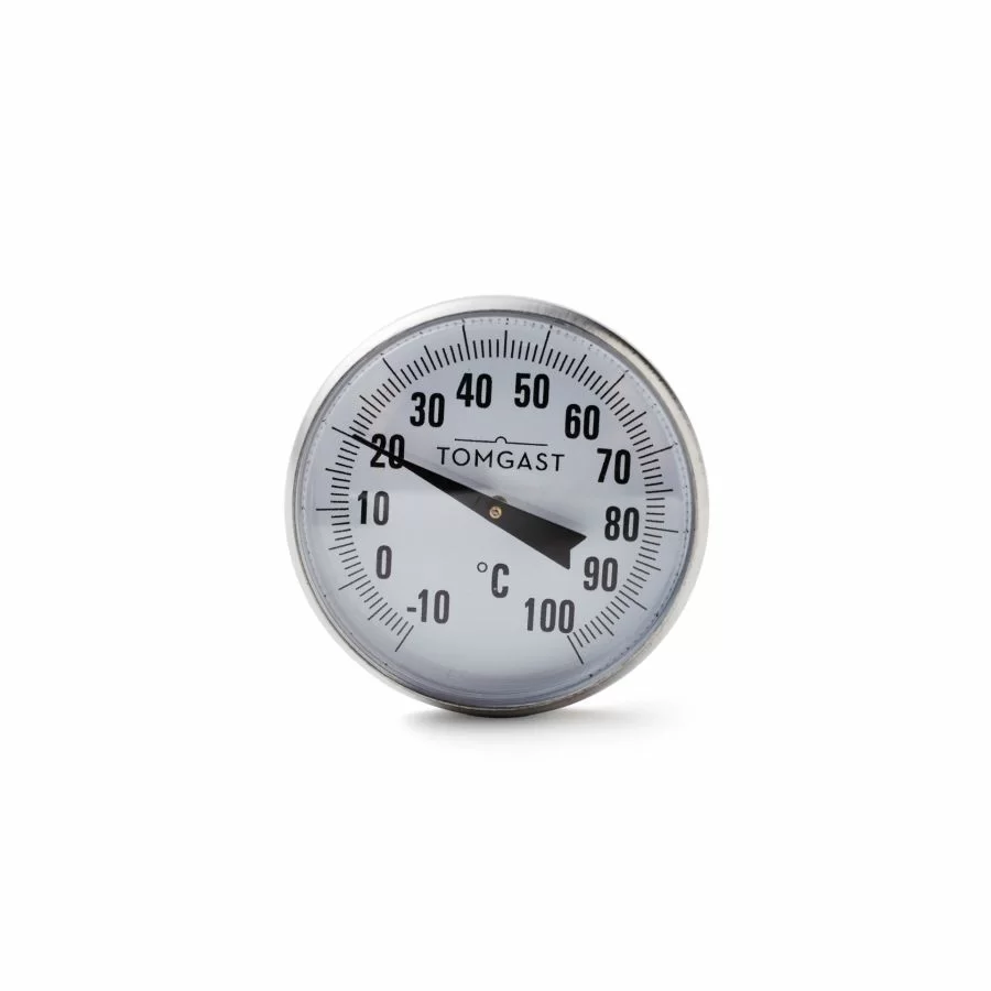 Vpichový teploměr s pouzdrem 14 cm – −10 až +100 °C (T-7840)