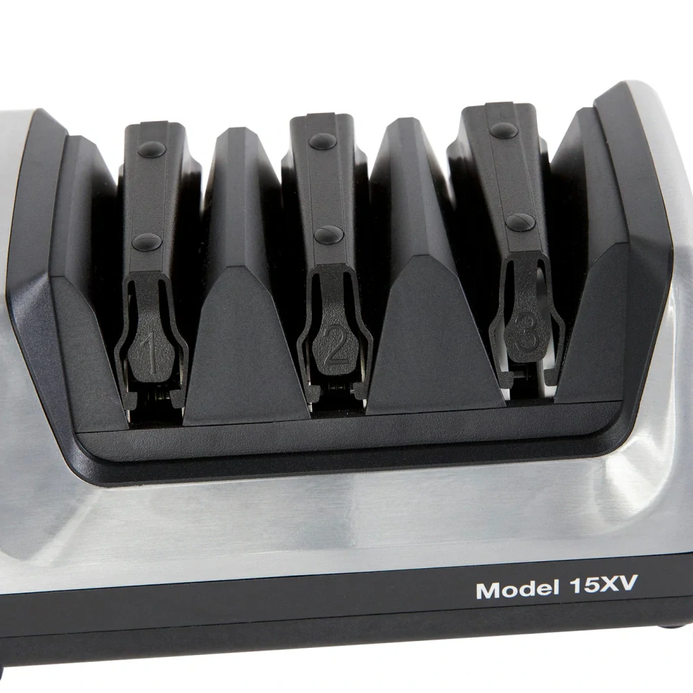 Elektrický brousek na nože Chef’sChoice Trizor XV (Model 15) – EU verze 230 V, 3 stupně, 15°
