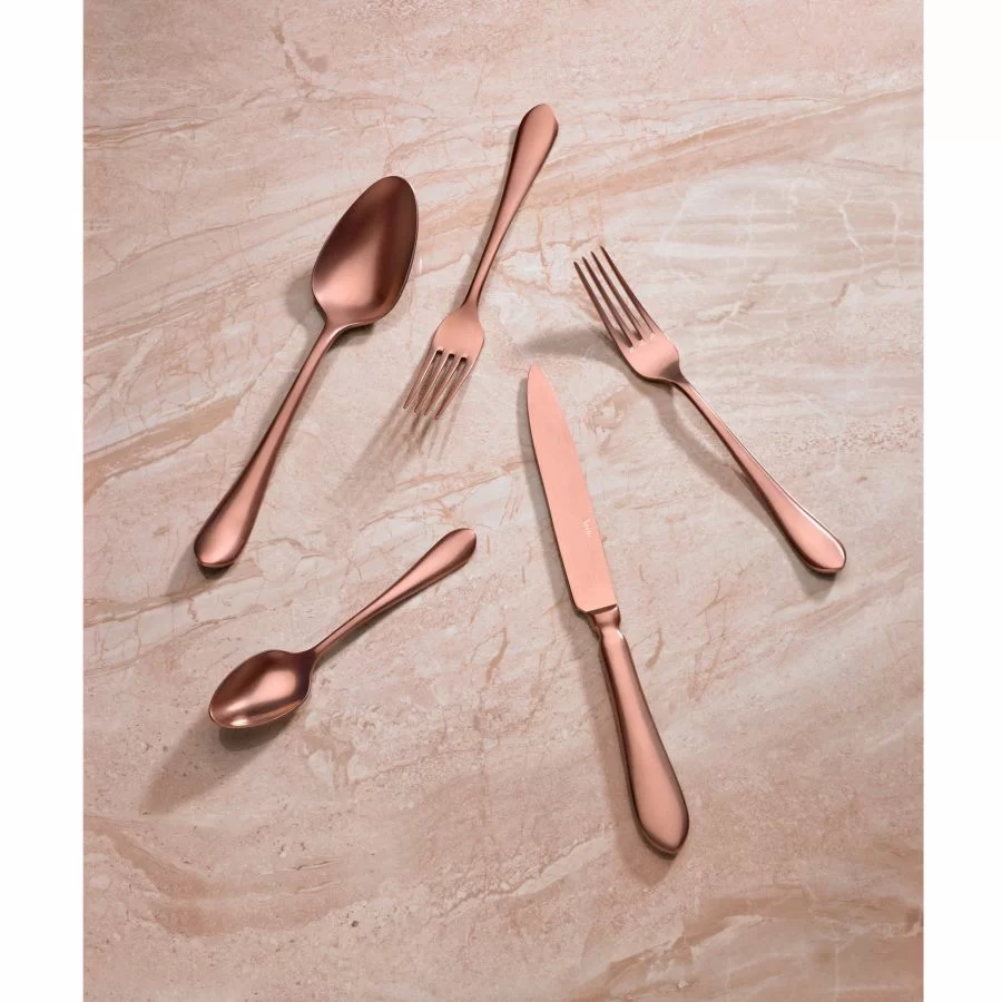 Destello Copper dezertní vidlička barva měděná 18,5 cm