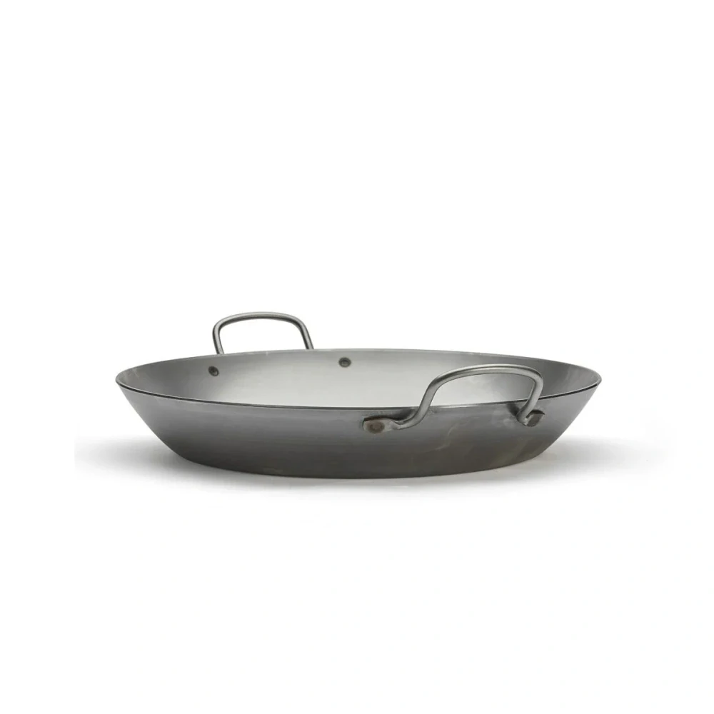 De Buyer paella pánev CARBONE PLUS Ø 50 cm – ocelová, 2 ucha (indukce)