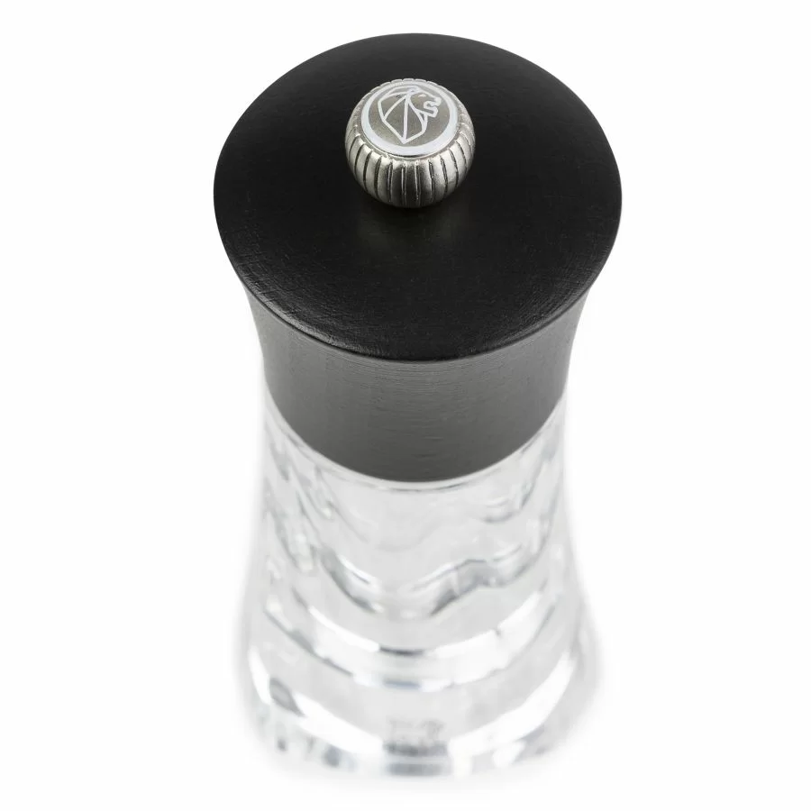Peugeot Oléron ruční mlýnek na sůl 14 cm – bukové dřevo, akryl, spirálový mechanismus, doživotní záruka
