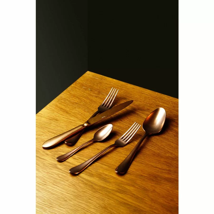 Destello Copper dezertní vidlička barva měděná 18,5 cm
