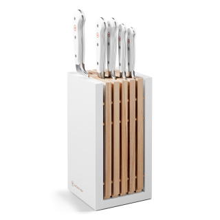 Wüsthof Classic White – blok s 5 noži | W-1090270501