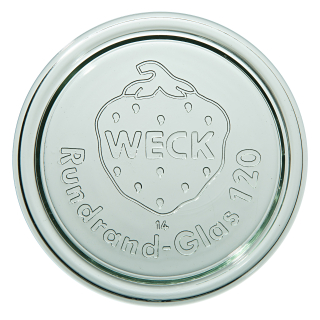 Víčko skleněné Weck 120 mm, 6 ks