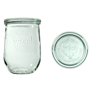 Sklenice WECK Tulip 1062 ml s víčkem 6 ks