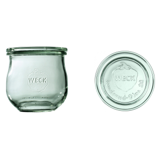 Sklenice WECK Tulip 370 ml s víčkem 6 ks