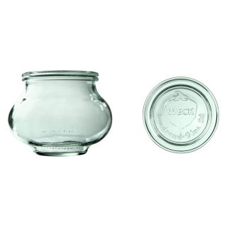 Sklenice WECK Selská 560 ml s víčkem 6 ks