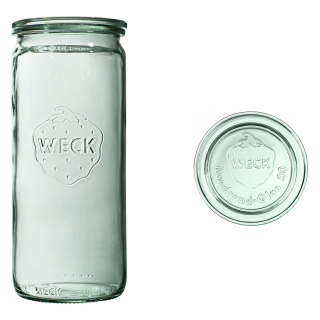 Sklenice WECK Cylindric 1040 ml s víčkem 6 ks