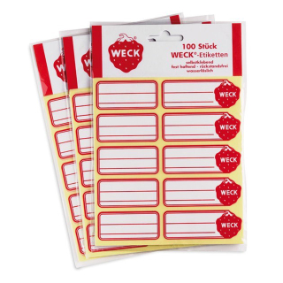 Etiketa Weck, 100 ks
