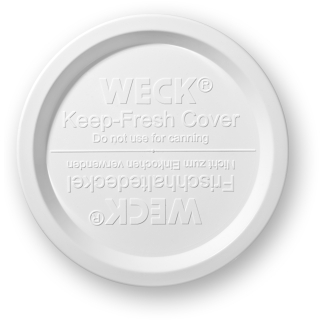 Víčko plastové Keep Fresh ke sklenicím WECK 120 mm, 5 ks