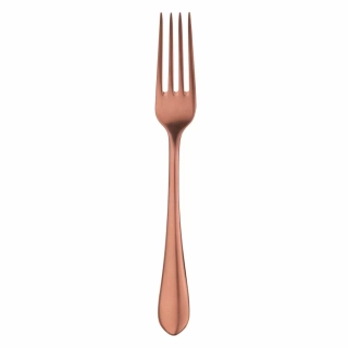 Destello Copper vidlička jídelní 21 cm | Verlo