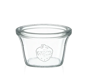 WECK QUADRO sklenice 290 ml – sada 6 ks, Ø 100 mm, výška 60 mm (WE-768-100)
