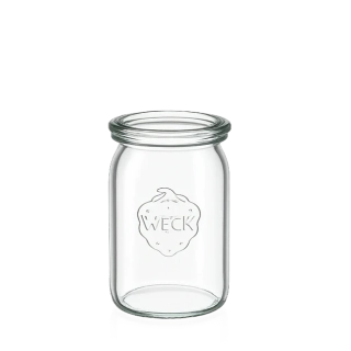 WECK Mini Zylinder sklenice 145 ml – 12 ks, bez víčka (WE-789-40)