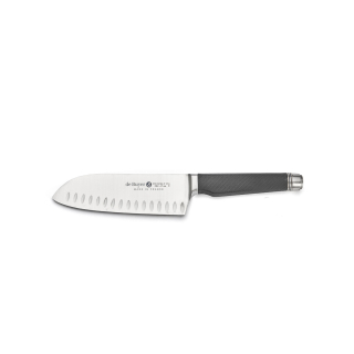 De Buyer Santoku nůž FK2 – čepel 17,5 cm, karbonová rukojeť (scalloped)