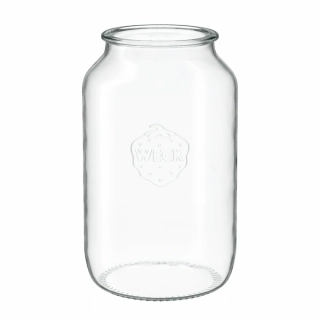 WECK válcová zavařovací sklenice 3000 ml (3 l) – 4 ks, bez víčka (WE-776-100)