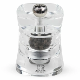 Peugeot Baltic ruční mlýnek na pepř 8 cm – akryl, transparentní (SKU 25762)