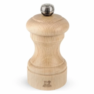 Peugeot Bistro ruční mlýnek na sůl 10 cm – dřevěný, natural (SKU 9800-1/sme)