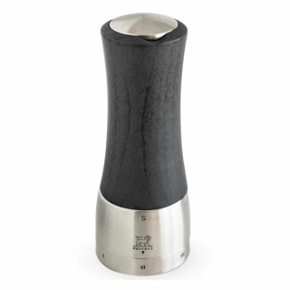Peugeot Madras Graphite ruční mlýnek na sůl 16 cm – grafitové bukové dřevo, nerezová ocel, u’Select, bez středové osy